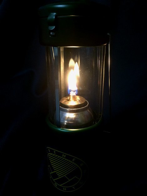 NORTHERN LIGHTS collapsible oil lantern - ライト/ランタン
